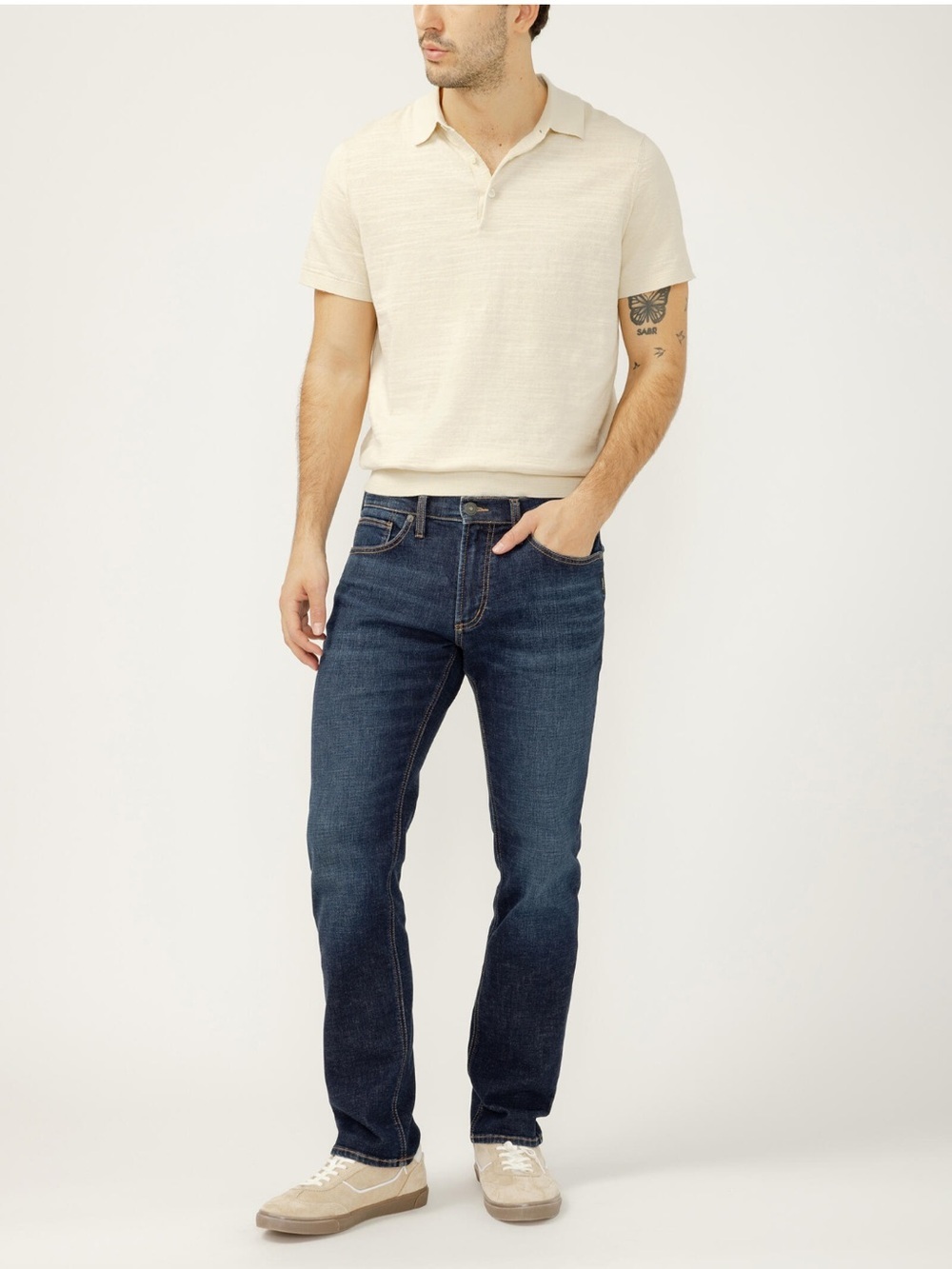 Silver Jeans Men’s Allan size 32x30 Slim Fit Dark Wash Denim Stretch Western